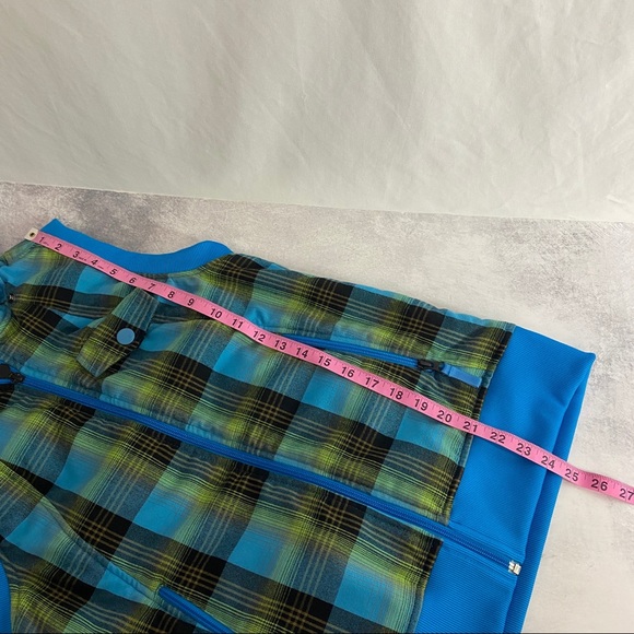 Burton Dry Ride Ho Chi Minh Plaid Hooded Vest M - Picture 10 of 10